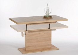Couchtisch MONACO 120x67, höhenverstellbar ausziehbar Wohnzimmertisch -