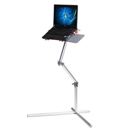 CRAVOG Aluminium Ständer Justierbarem Standplatz Für Laptop, IPad Und Notebook (Silber ) -