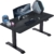 Homall Höhenverstellbarer Schreibtisch Elektrisch Stufenlos Höhenverstellbarer Tisch mit 2-Fach-Tischplatte Ergonomischer Computertisch mit Memory Funktion (110 x 60 cm, Schwarz) - 1
